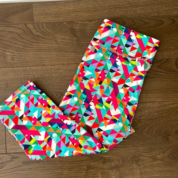 Bright cropped leggings - Picture 1 of 2